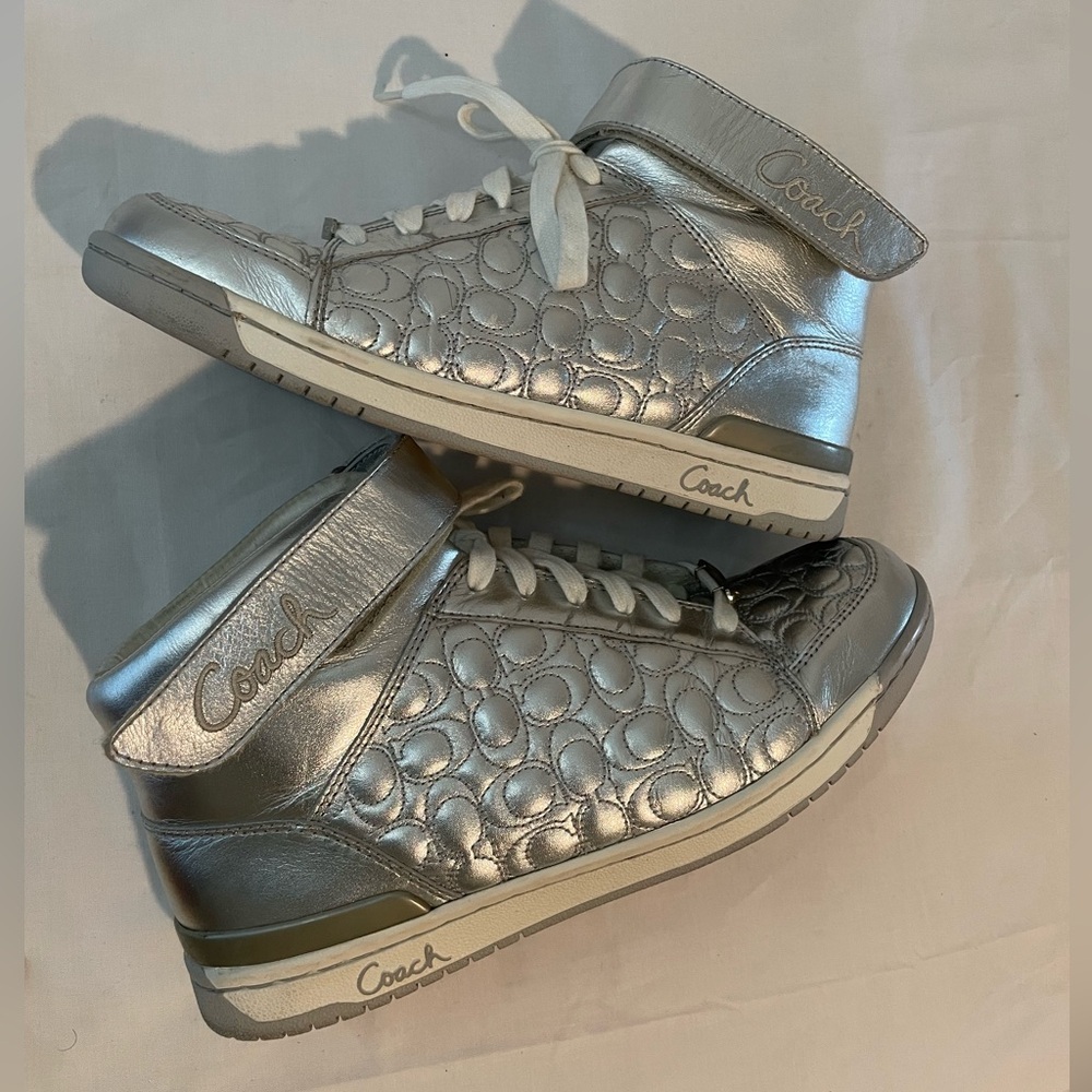 Coach Nanette High Top Sneakers Size 9.5